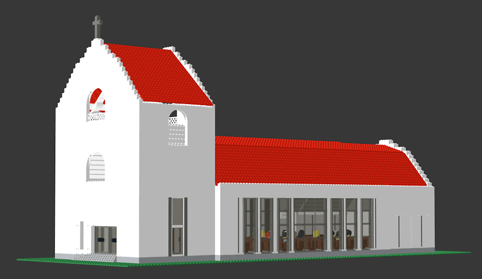 LEGO MOC Church based on&nbsp;1309